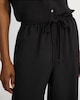image 2 of F&F Wide Leg Drawstring Trousers in Black