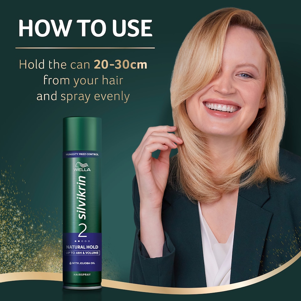 image 1 of Silvikrin Natural Hold Hair Spray 250Ml