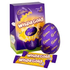 Cadbury Wispa Gold Large Easter Egg 296g