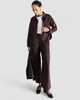 image 2 of F&F Faux Suede Collared Co-ord Shirt Jacket in Brown