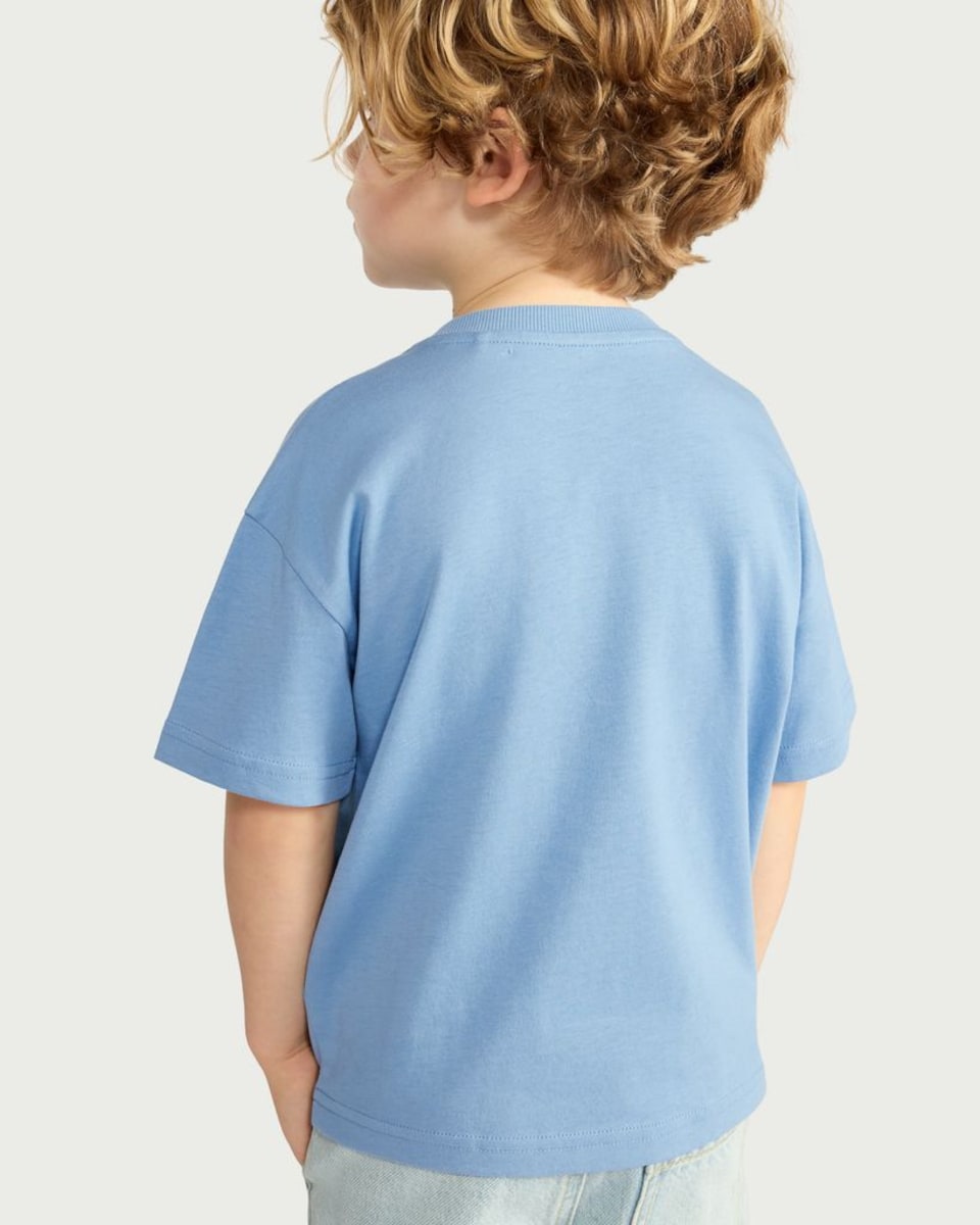 image 1 of Marvel Spider-Man Pure Cotton Sequin Embellished T-Shirt in Blue
