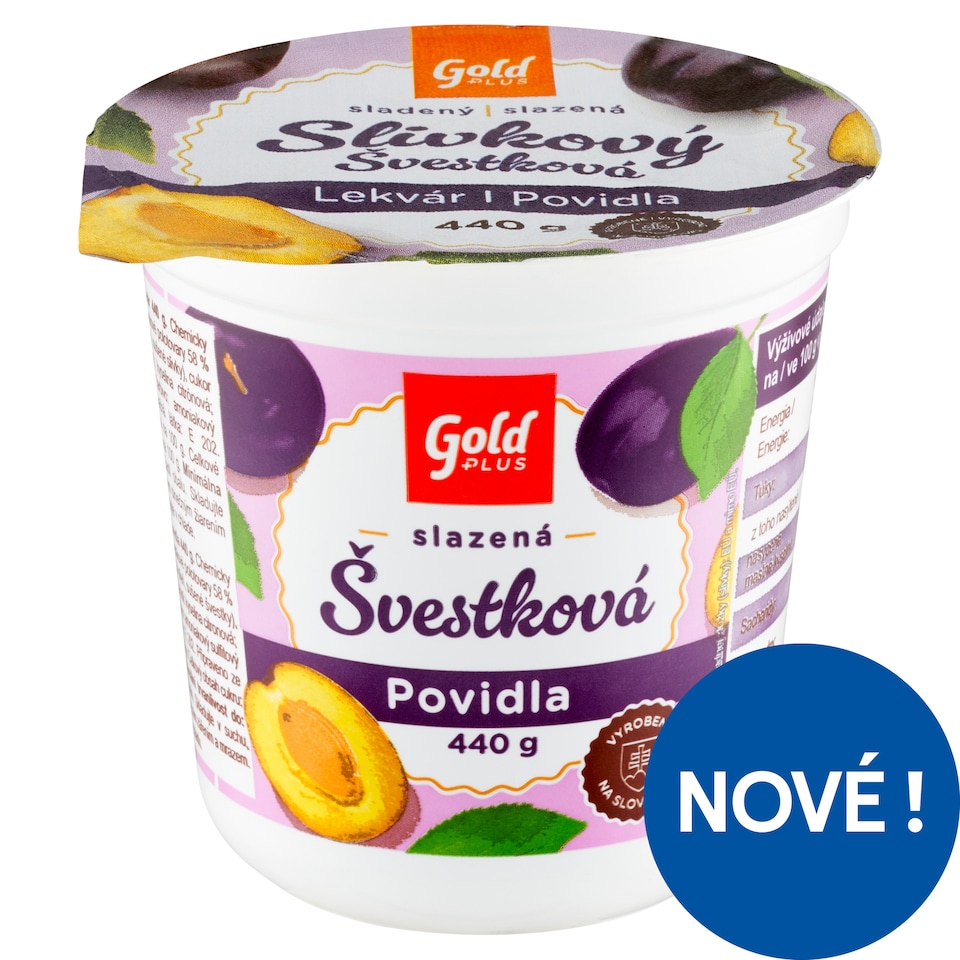 Gold Plus Sweetened Plum Jam 440g