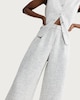 image 1 of F&F Wide Leg Woven Trousers in Cream
