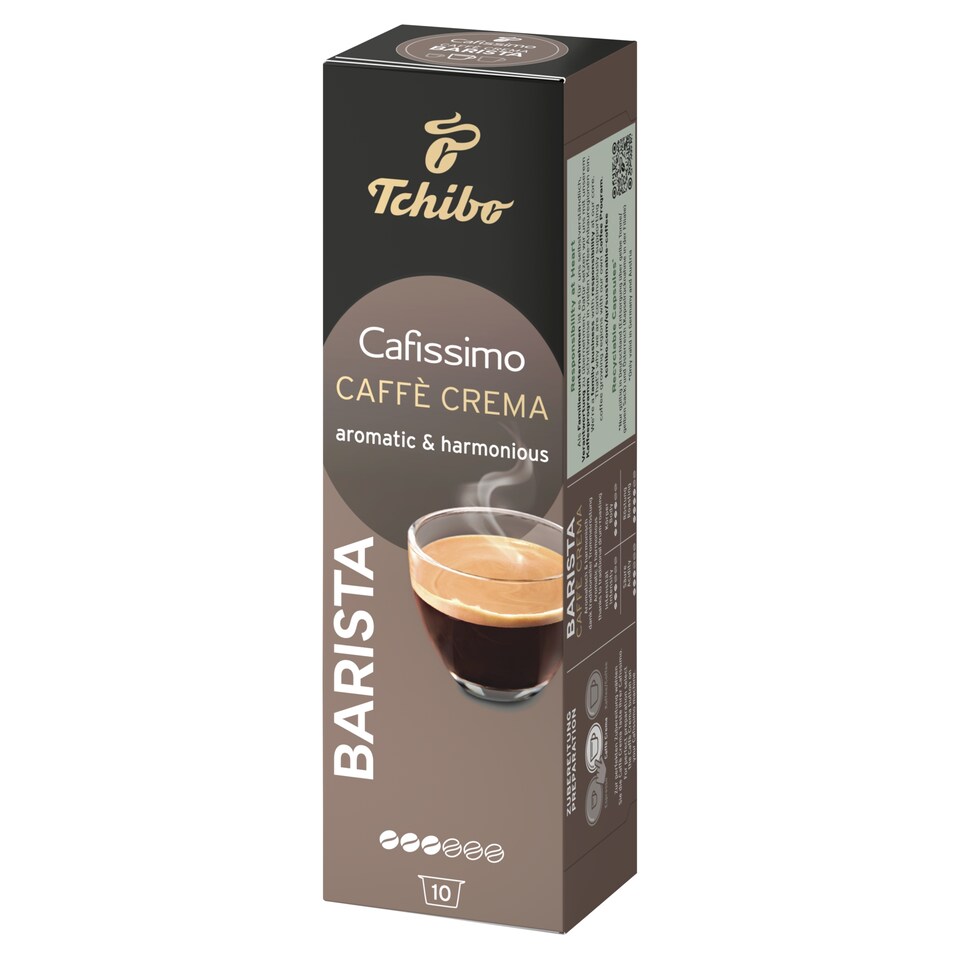 Tchibo Cafissimo Barista Edition Caffè Crema kávékapszula 10 db 80 g  1. kép