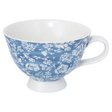 Tesco Wwf Blue Floral Mug