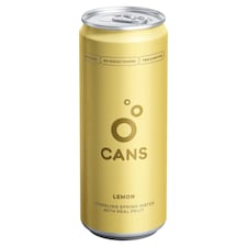Cans Sycená voda s příchutí citronu a limetky 330ml