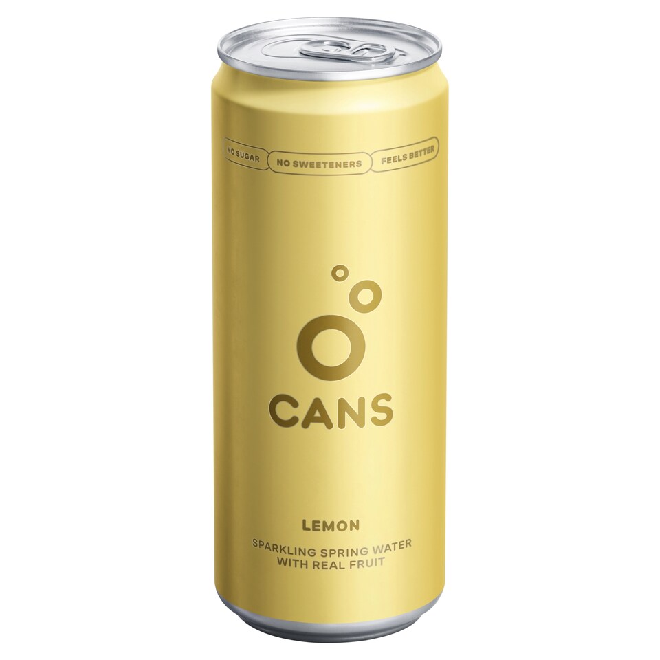 Cans Sparkling Water with Lemon and Lime Flavor 330ml