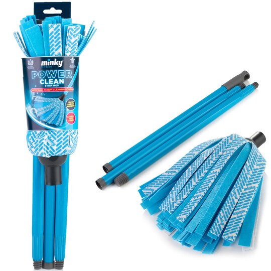 Minky Power Clean Stripe Mop Tesco Groceries