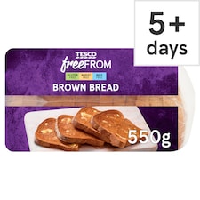 Tesco Free From Brown Bread 550g