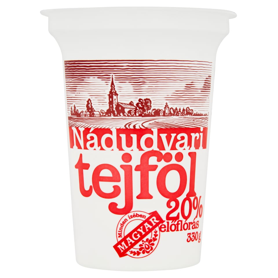 Nádudvari élőflórás tejföl 20% 330 g  1. kép