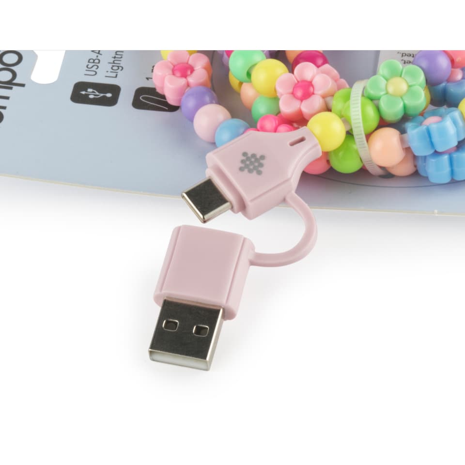 image 1 of Intempo Flower Travel 4 in 1 Charging Cable