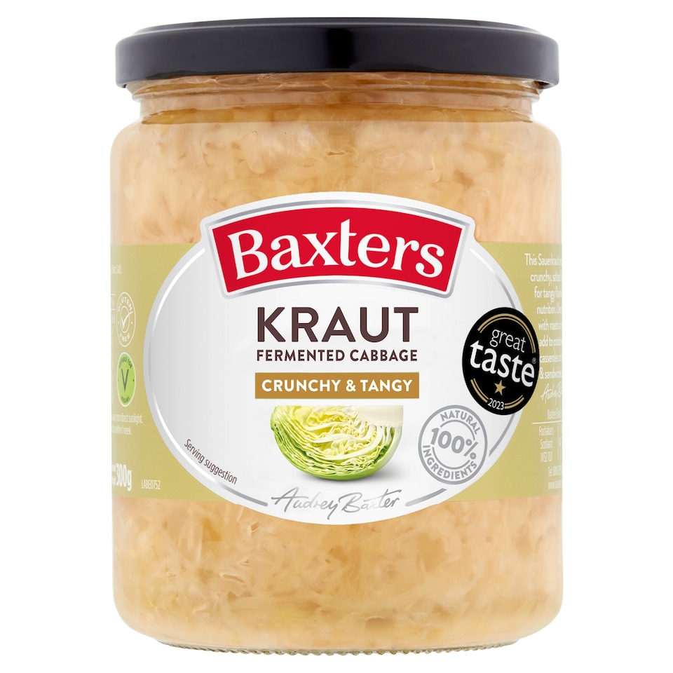 Baxters Kraut Fermented Cabbage 480g