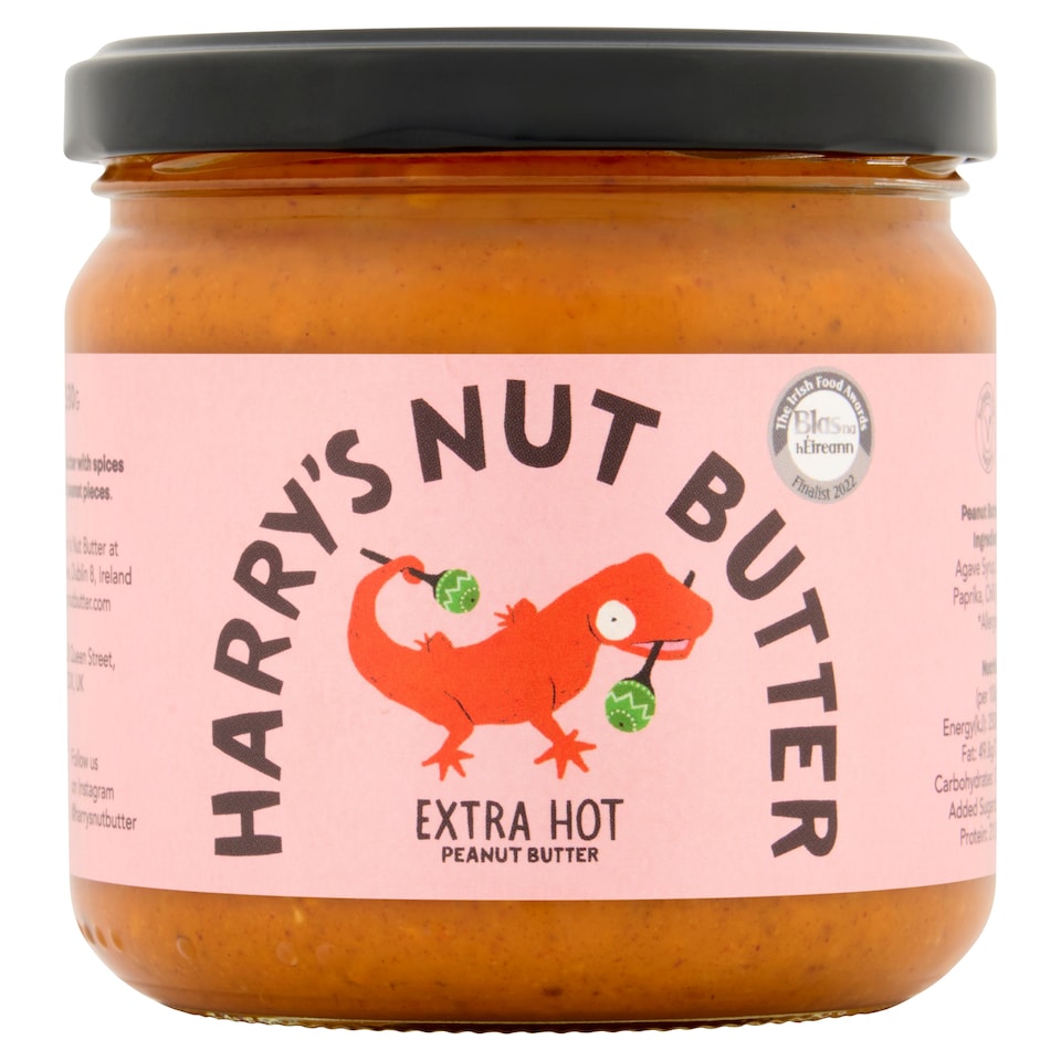 Harry's Nut Butter Extra Hot  Peanut Butter 330g