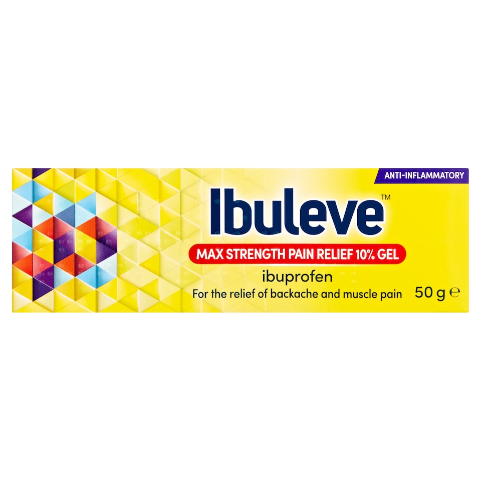 image 1 of Ibuleve Max Strength Ibuprofen Pain Relief 10% Gel 50g