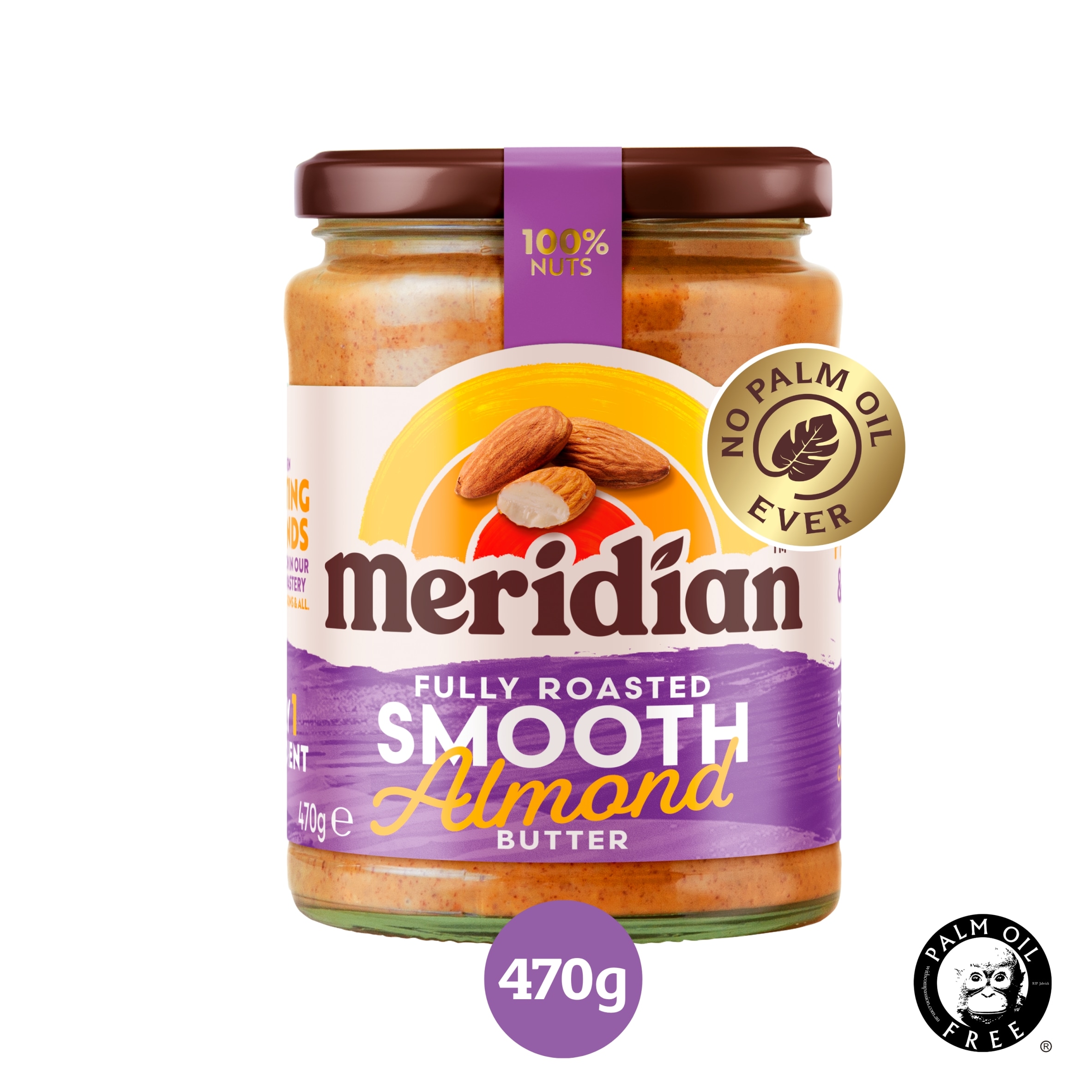 Meridian Smooth Almond Butter 470g