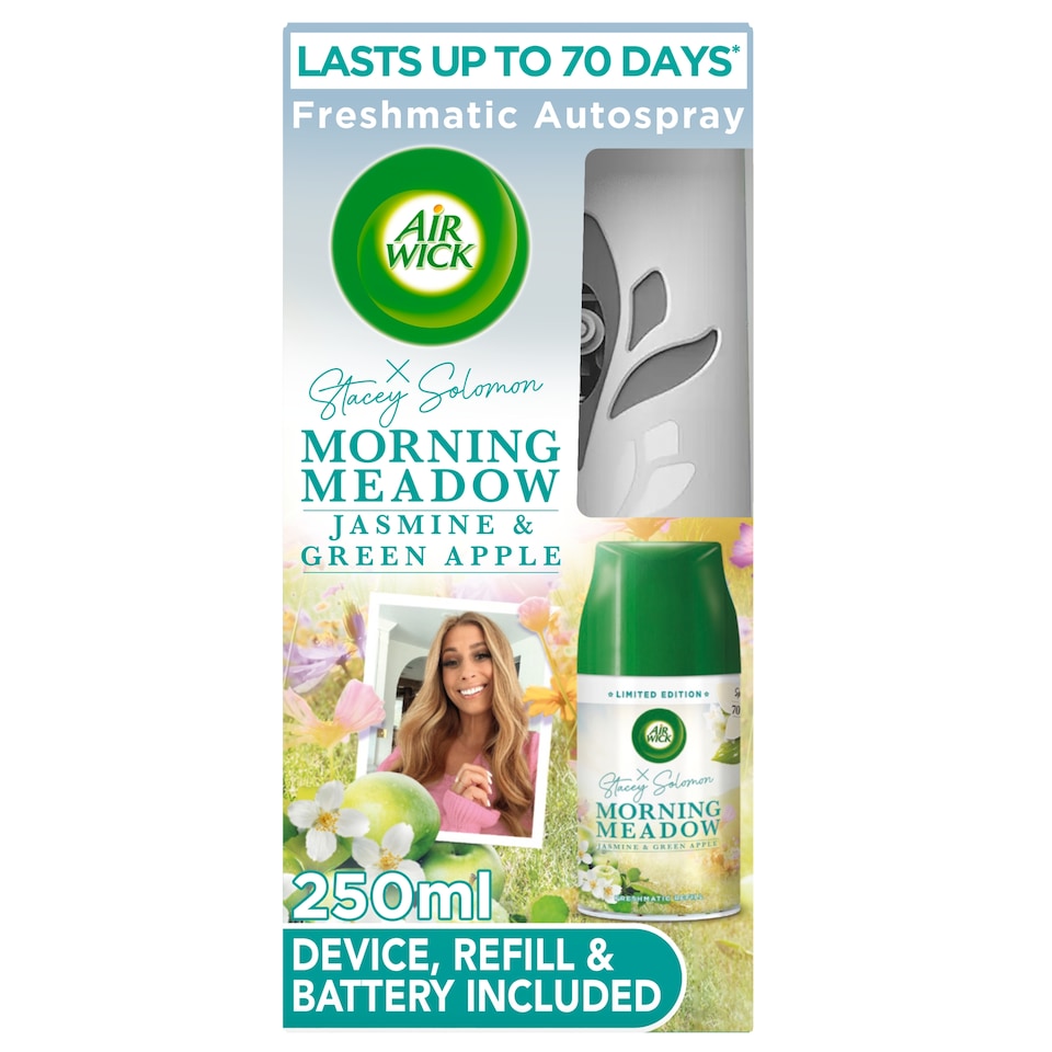 Airwick Stacey Solomon Freshmatic Kit Morning Meadow 250Ml