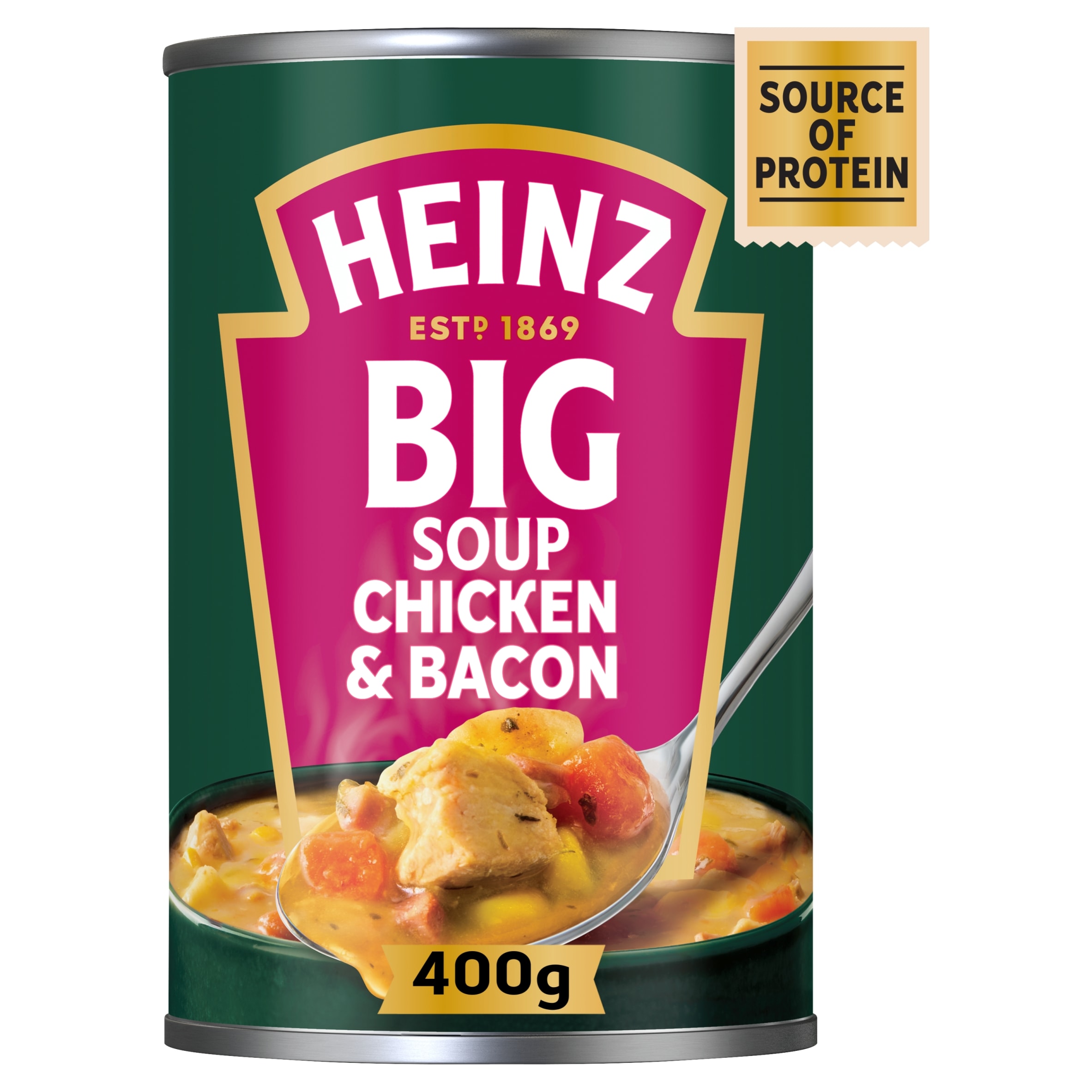 Heinz Big Soup Chicken & Bacon 400G