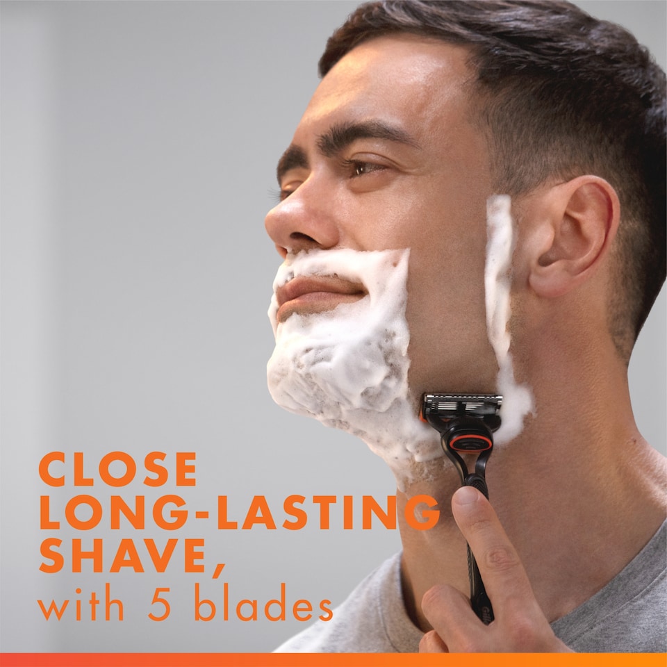 image 1 of Gillette Fusion5 Razor & 8 Blade Shaving Refill Big Blade Pack