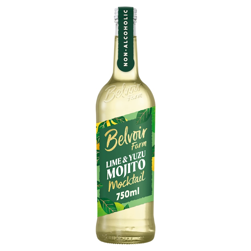 image 1 of Belvoir Farm Non-Alcoholic Lime & Yuzu Mojito 750ml