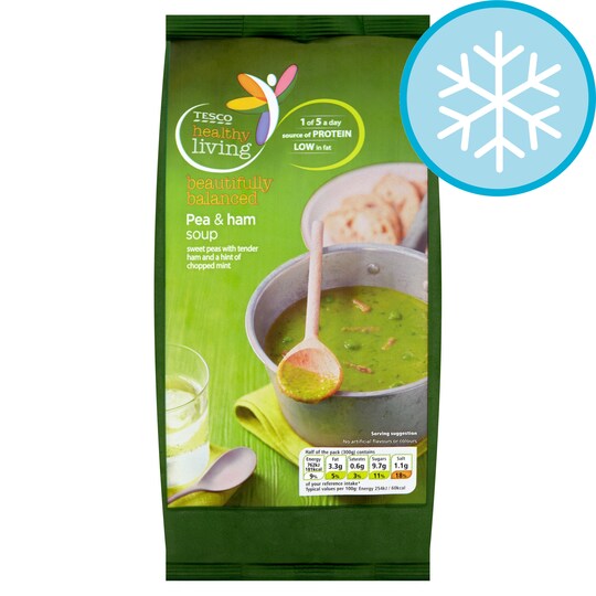Tesco Healthy Living Pea & Ham Soup 600G Tesco Groceries