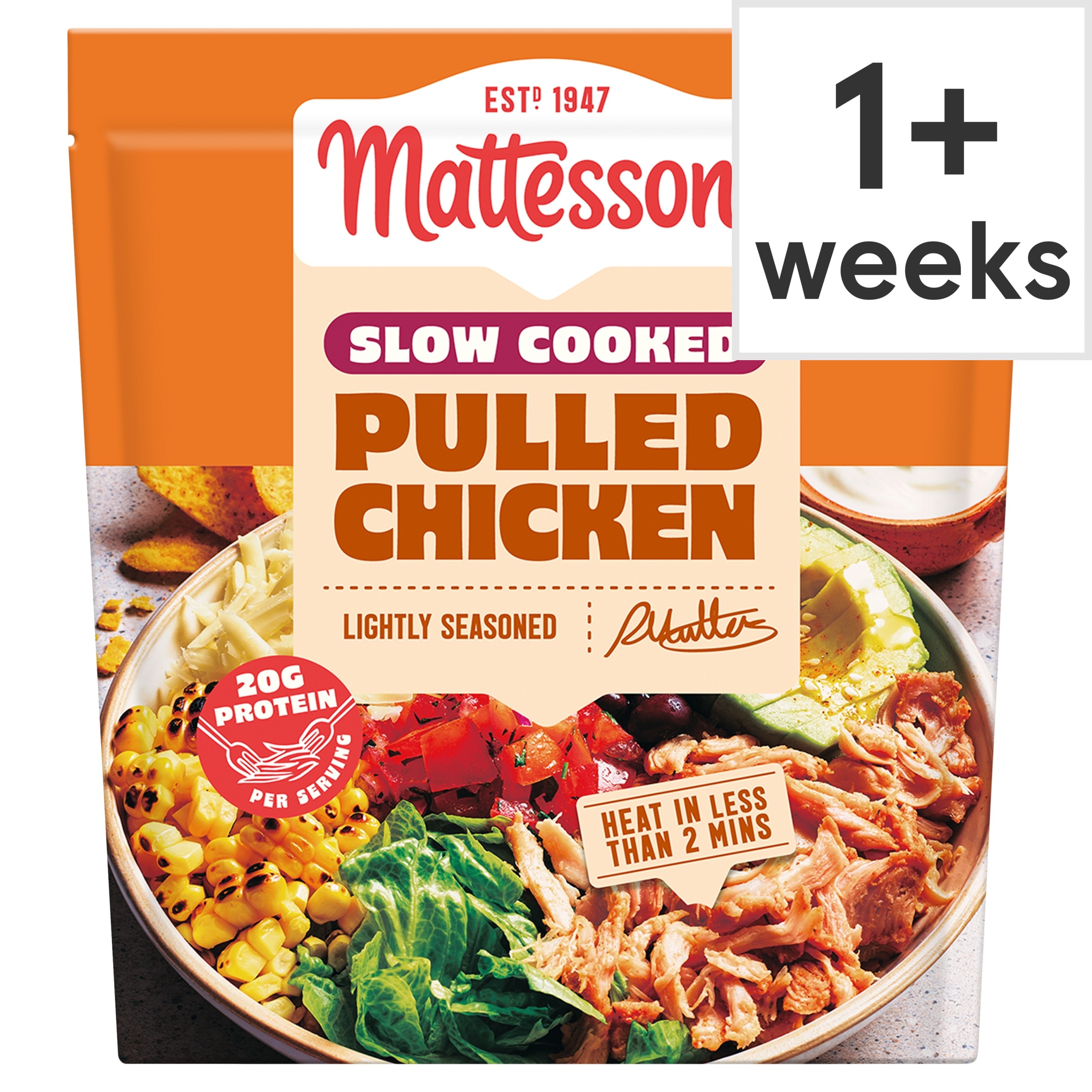 Mattessons Slow Cooked Pulled Chicken 200g