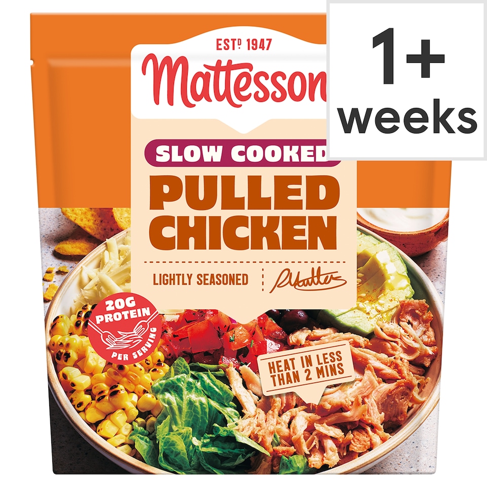 Mattessons Slow Cooked Pulled Chicken 200g