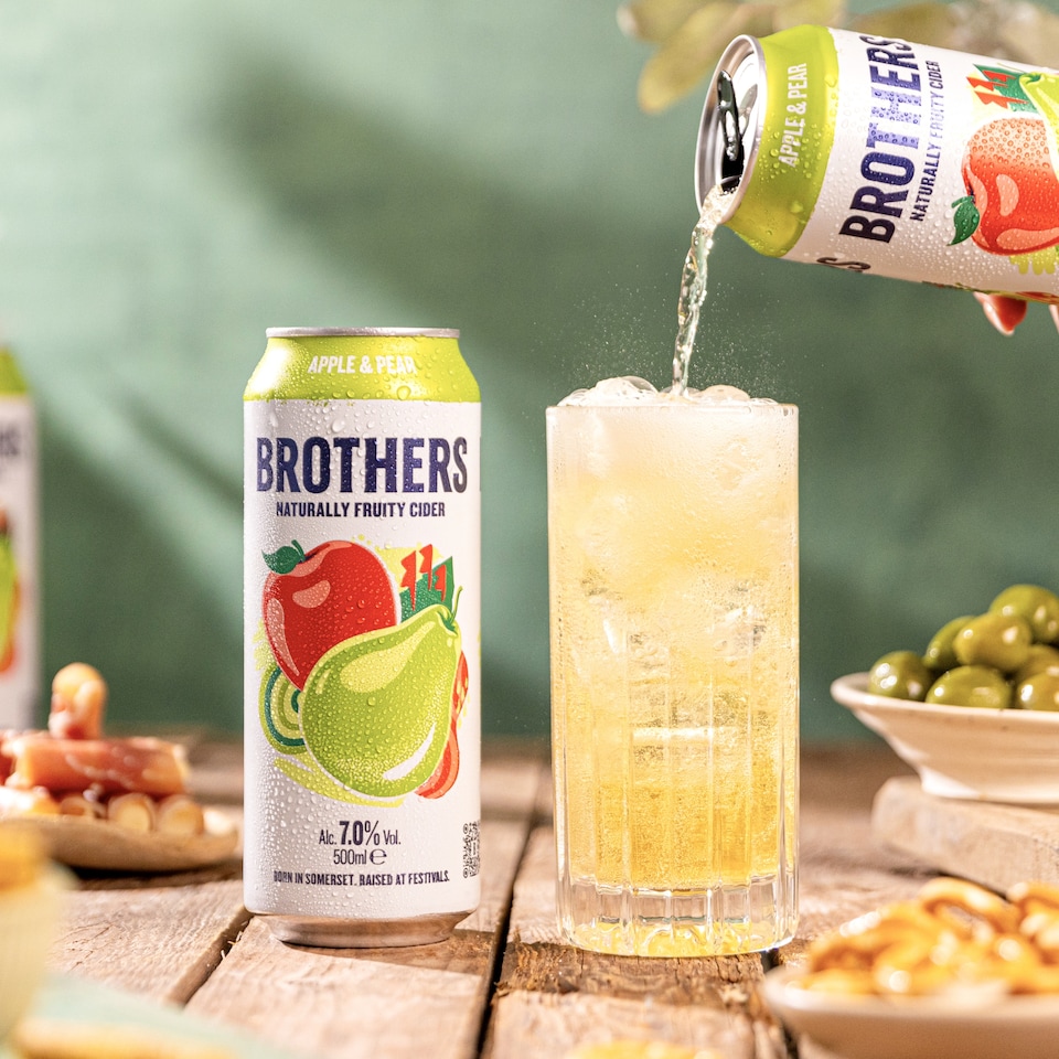 image 1 of Brothers Apple & Pear Premium Fruit Cider 500ml