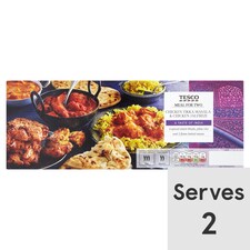 Tesco Meal For Two Chicken Tikka Masala And Jalfrezi 1.45Kg