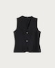 image 4 of F&F Tailored Button Front Co-ord Waistcoat in Black