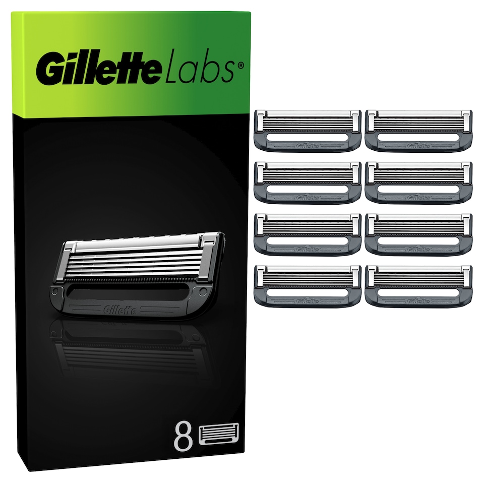 image 1 of GilletteLabs, Pack of 8 Razor Blades Refills