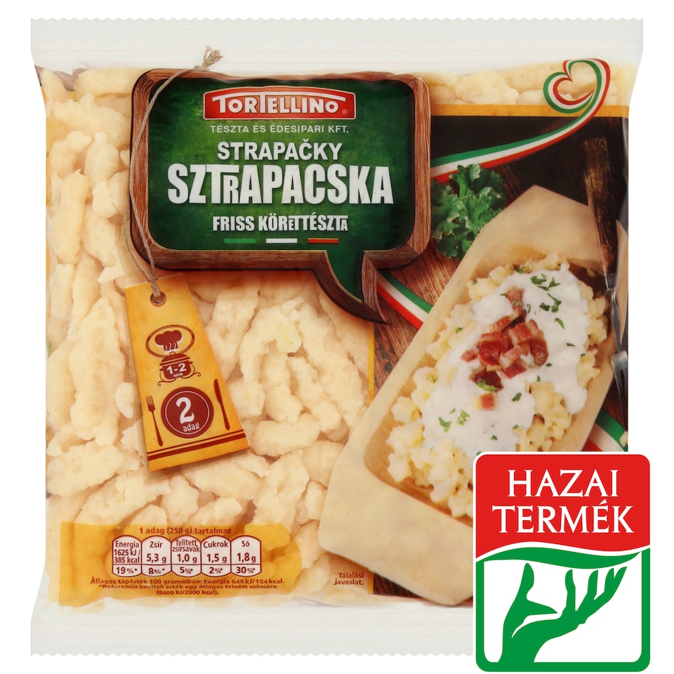Tortellino sztrapacska friss körettészta 500 g