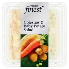 Tesco Finest Coleslaw & Baby Potato Salad 400G