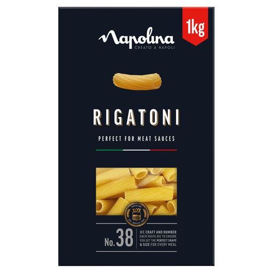 Napolina Rigatoni Pasta 1Kg Tesco Groceries