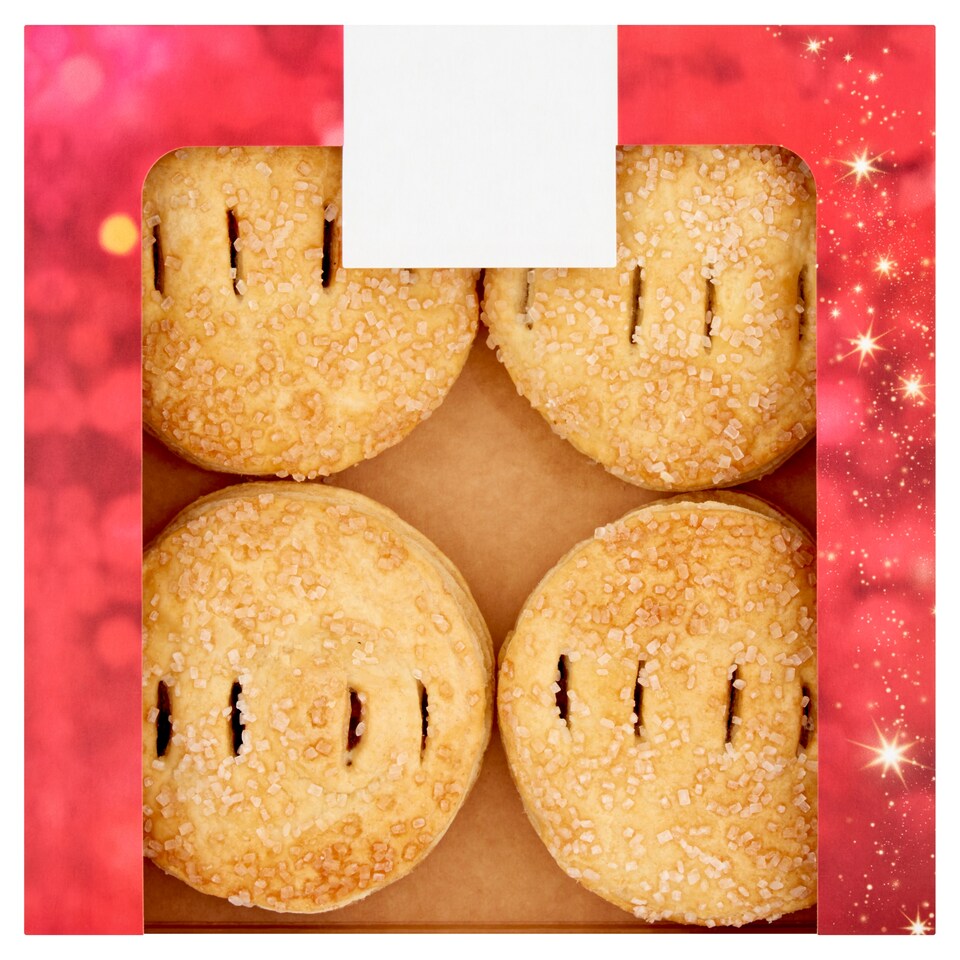 Tesco Puff Pastry Mince Pies 4 Pack