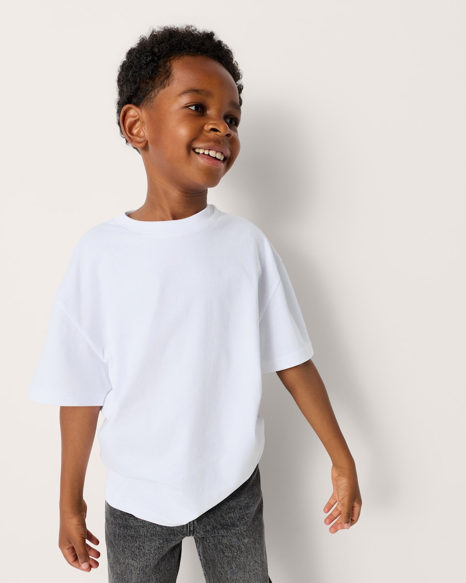 image 1 of F&F Boys 3-Pack Pure Cotton T-Shirts in White