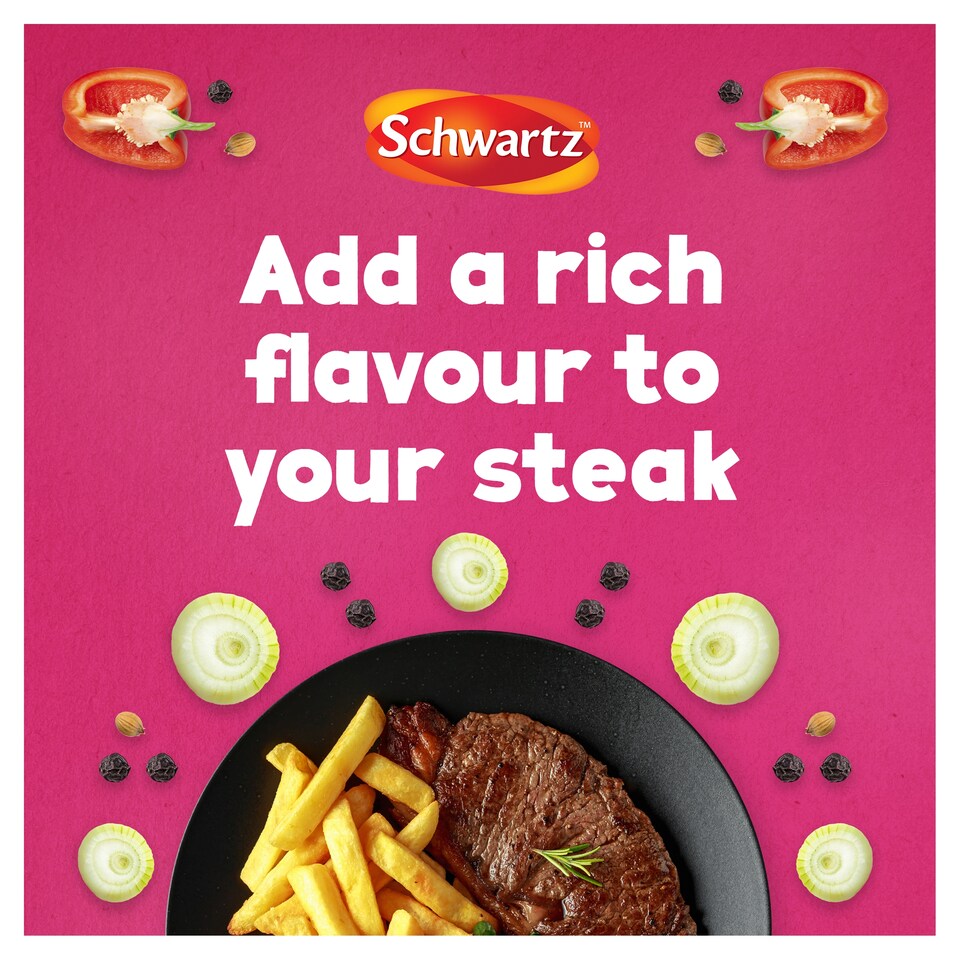 image 1 of Schwartz No Added Salt Steak Seasoning 44G