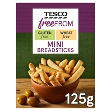 Tesco Free From Mini Breadsticks 125G