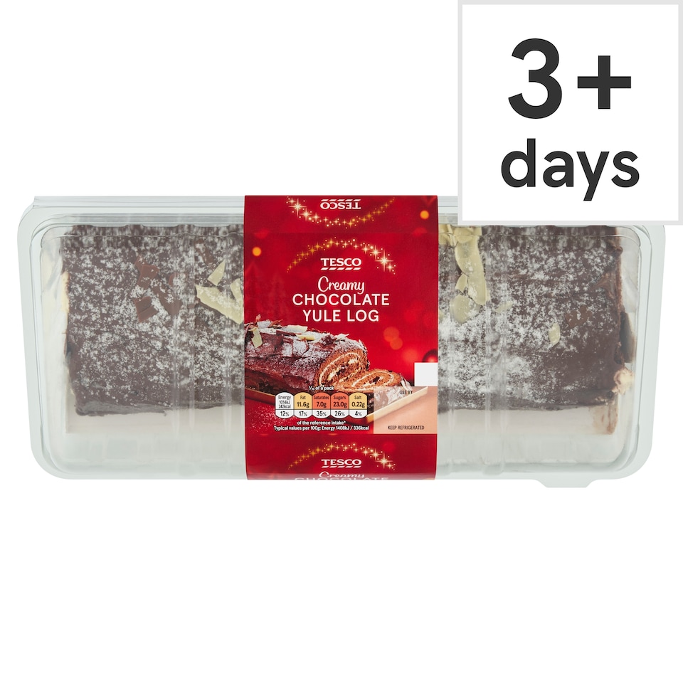 Tesco Chocolate Yule Log