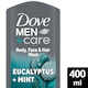 image 1 of Dove Men+Care Eucalyptus & Mint Body Wash Shower Gel 400ml