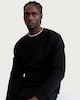 image 1 of F&F Cotton Rich Regular Fit Sweatshirt in Black