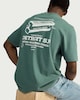 image 1 of RDA Pure Cotton Detroit S.F Print T-Shirt in Khaki