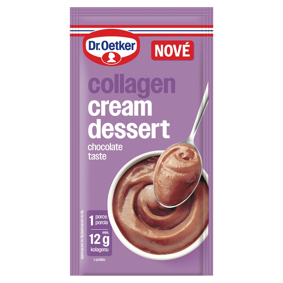 Dr. Oetker Collagen Cream Dessert s čokoládovou příchutí 32g