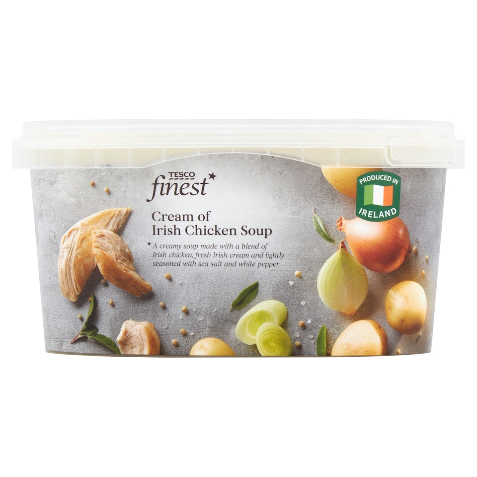 Tesco Finest Cream Of Irish Chicken Soup 400G