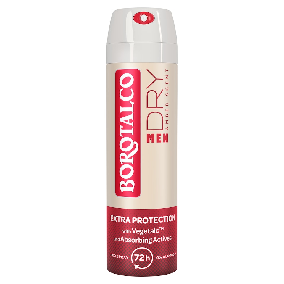 Borotalco Men Dry Amber Scent antitranspirant sprej 150ml