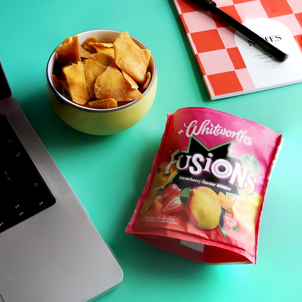 image 1 of Whitworths Fusions Strawberry Mango 75G