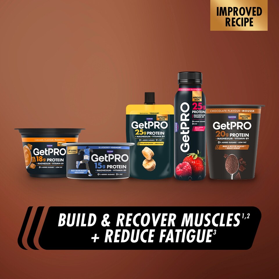 image 1 of GetPro 18g Chocolate & Hazelnut High Protein Pudding 180g