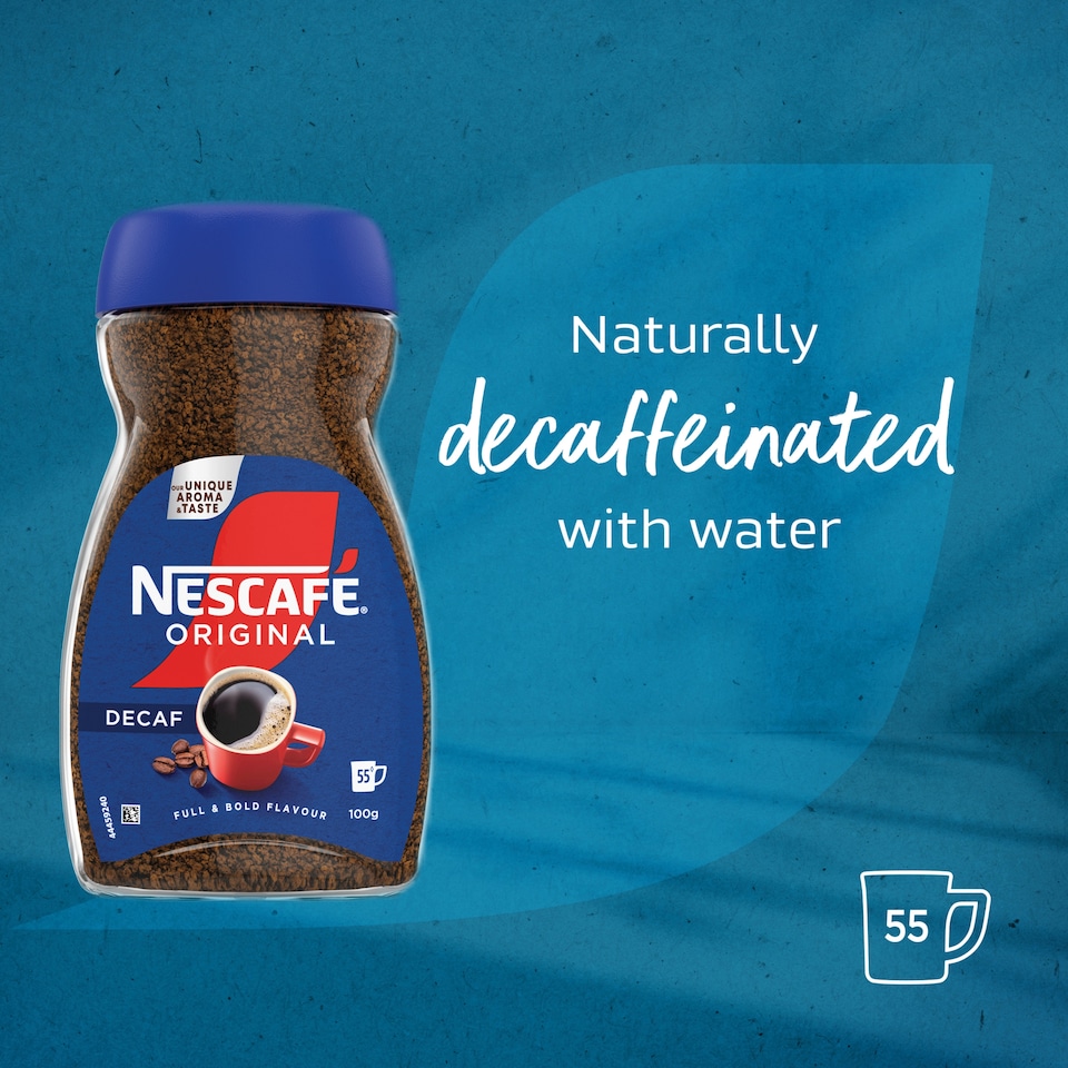 image 1 of Nescafe Original Decaf Instant Coffee 100g