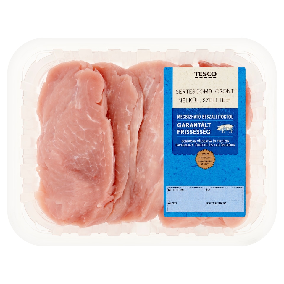 Tesco szeletelt sertéscomb csont nélkül 600 g