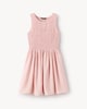 image 4 of F&F Shirred Sleeveless Mini Dress in Pink