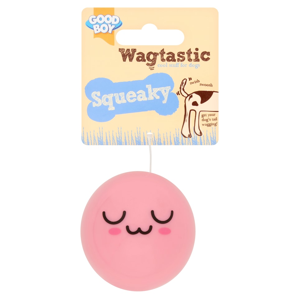 image 1 of Wagtastic Face Balls Dog Toys